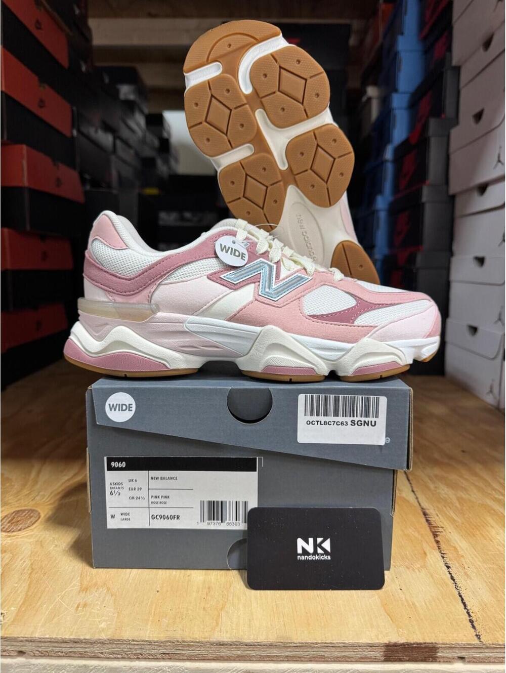 GS New Balance 9060 'Rose Pink' GRADE SCHOOL SZ 6.5Y GC9060FR